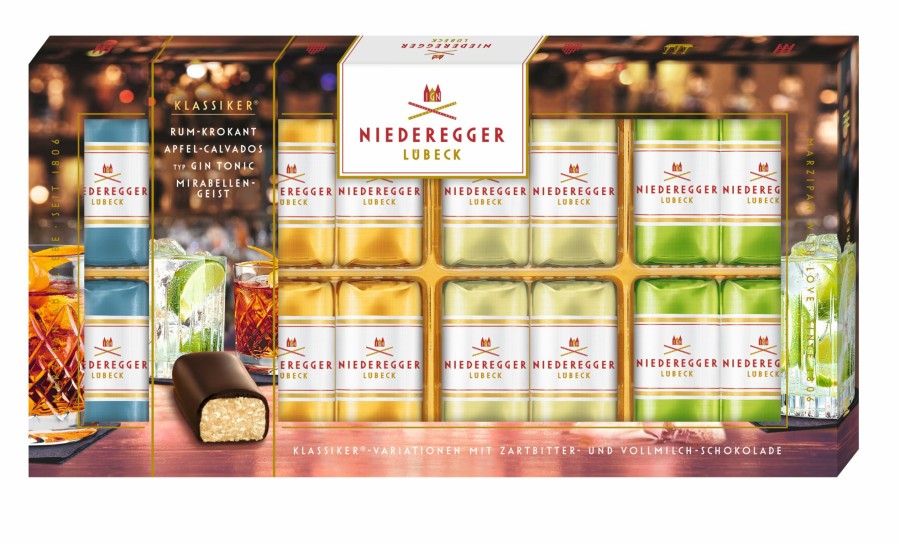 Marzipan Niederegger | Marzipan Klassiker-Variationen Alkoholisch 200G