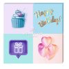 Prasente Niederegger | Motto-Prasent "Happy Birthday" Cupcake