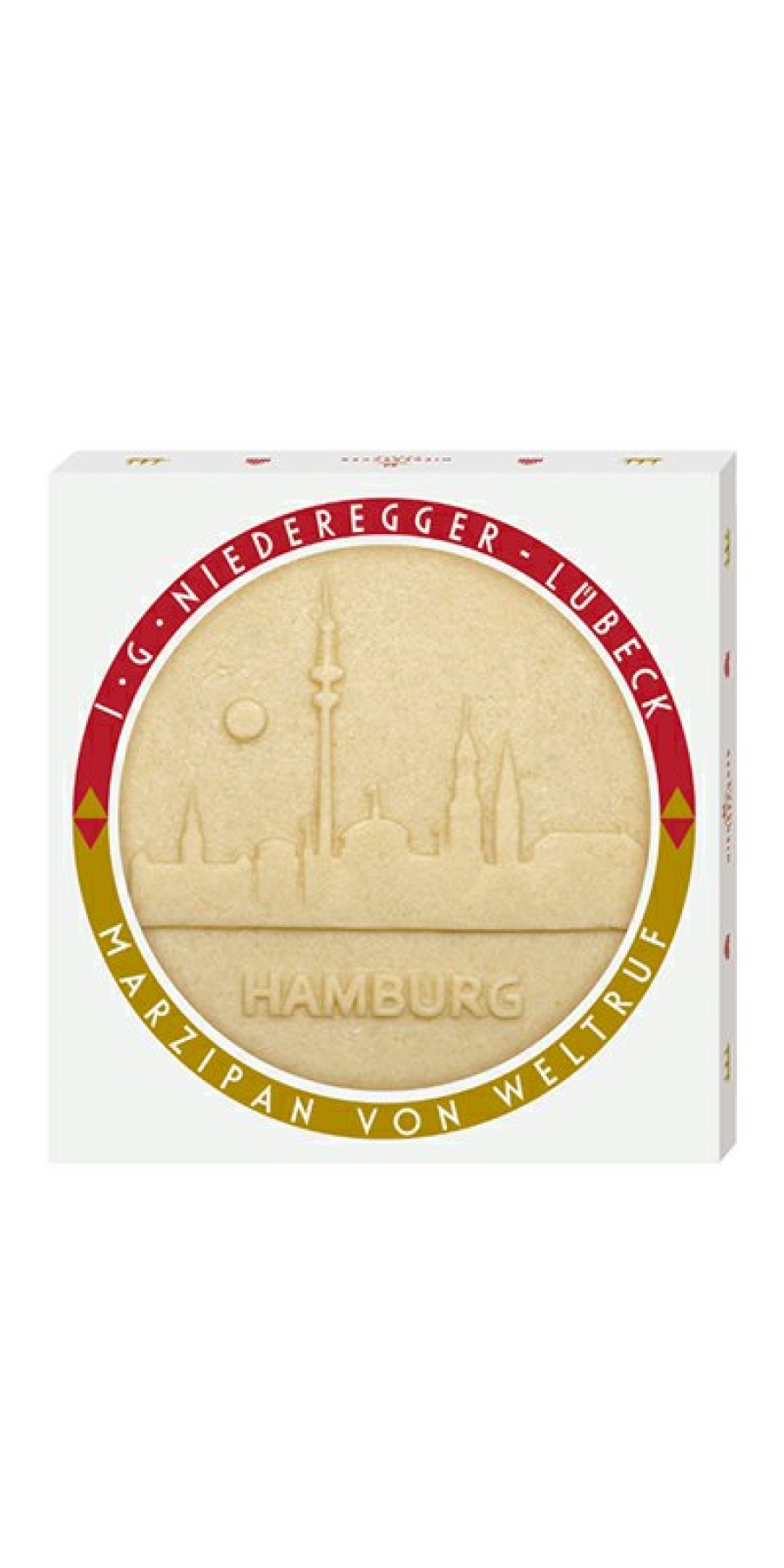 Marzipan Niederegger | Sondertorte Skyline Hamburg